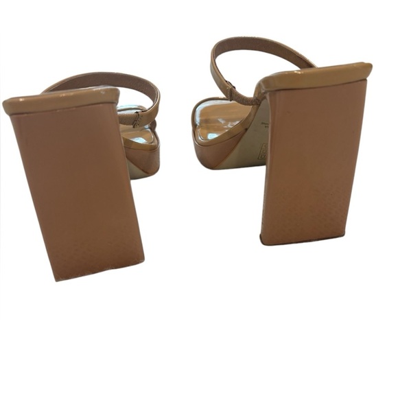 Jeffrey Campbell Women’s The Hustler Nude Platform Heel Sandal. Size 8.5 - Picture 5 of 7